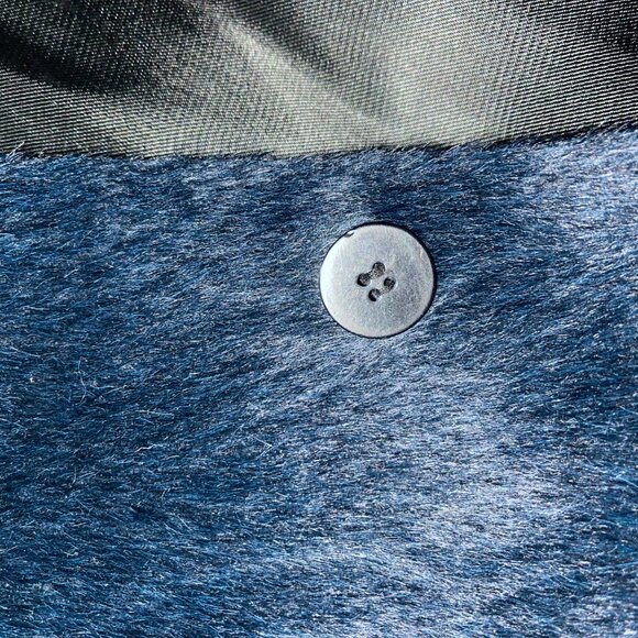 YA DAN NI stunning long furry coat/gorgeous/length-49.5/8-10? - Picture 4 of 12